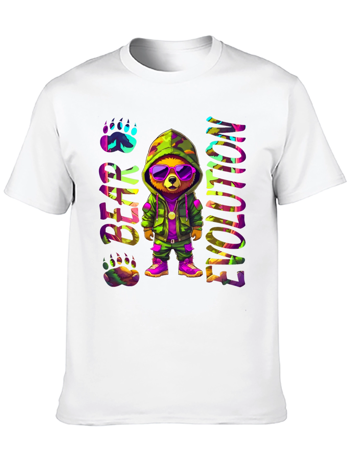 Bear Evolution Graphic T-Shirt