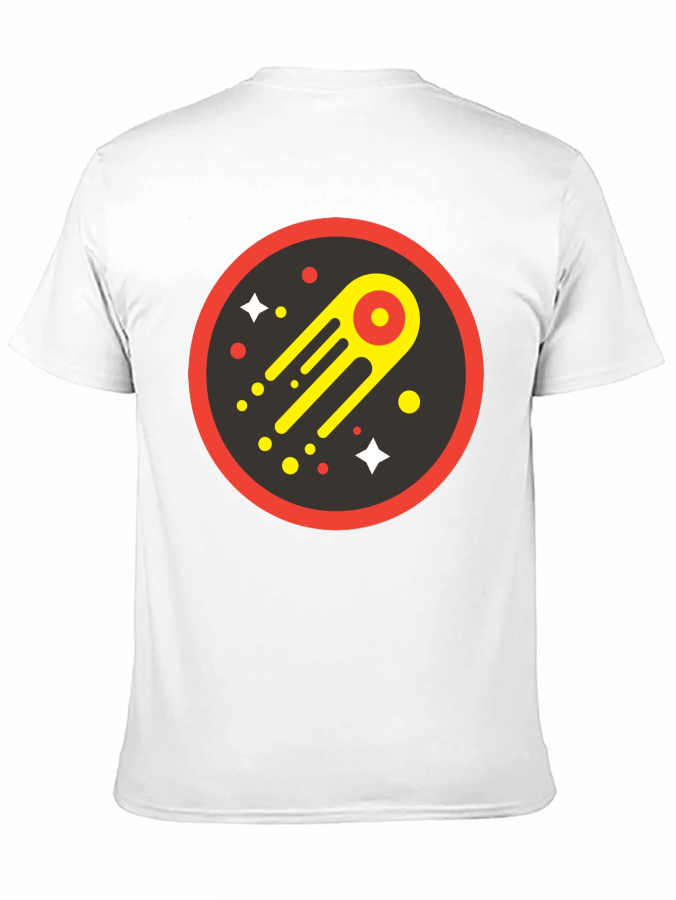 Cosmic Comet Graphic Tee - Black