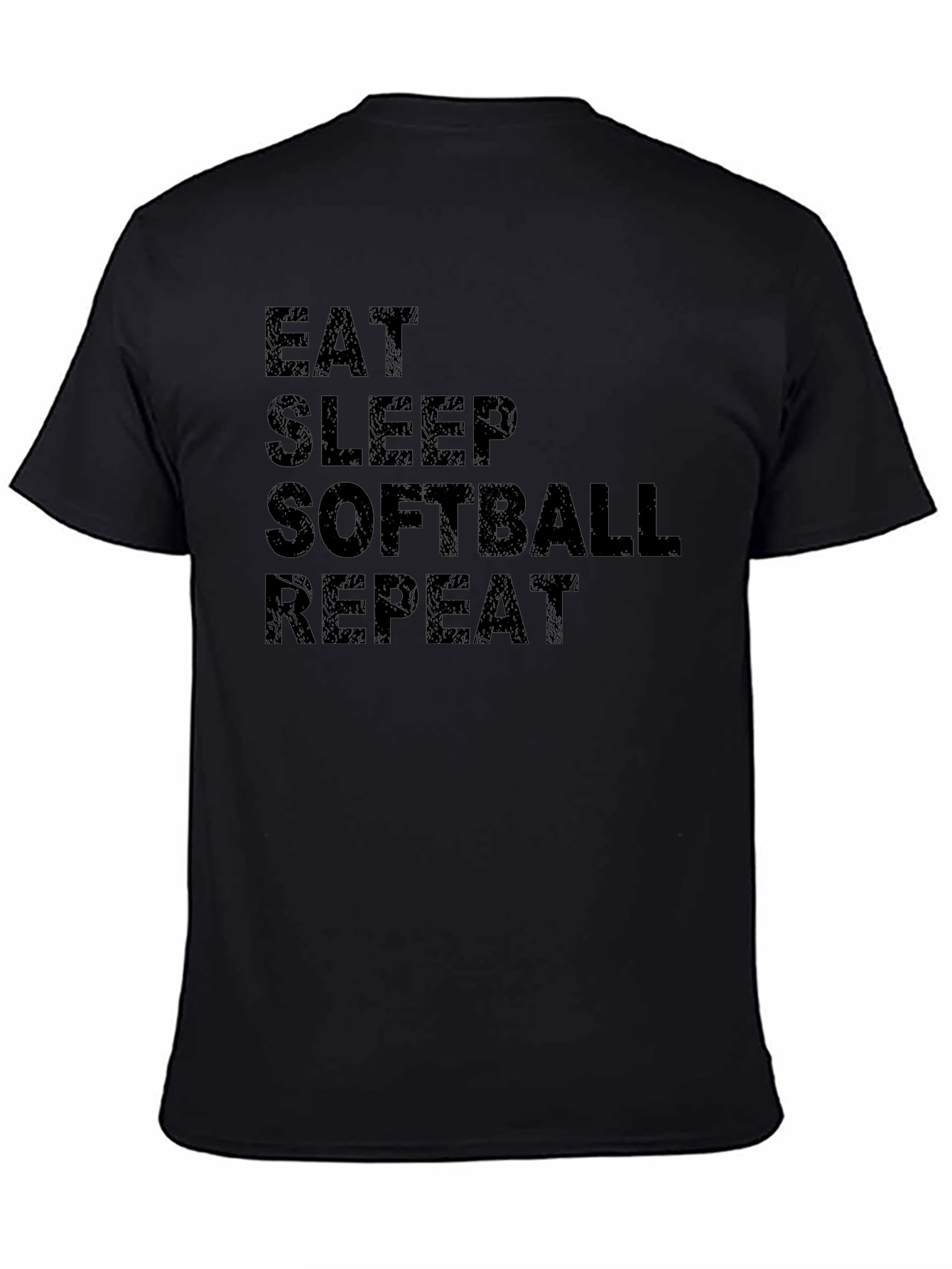 Eat Sleep Softball Repeat T-Shirt - Sport Tee