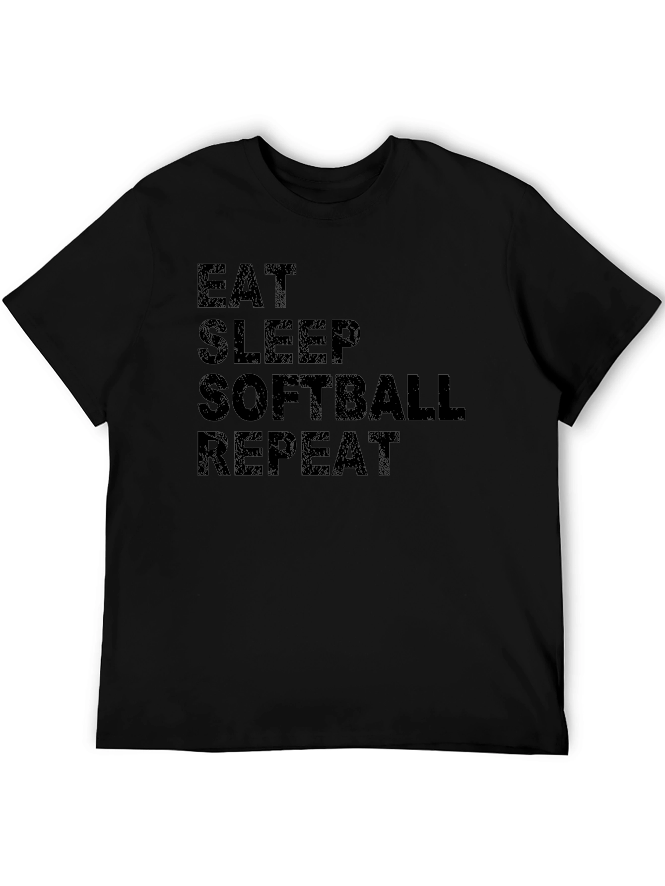 Eat Sleep Softball Repeat T-Shirt - Sport Tee