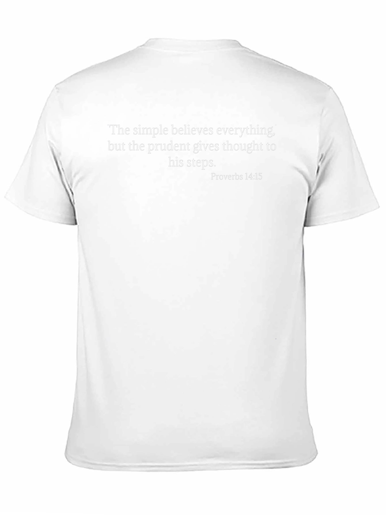 Prudent Proverbs T-Shirt - Thoughtful Steps
