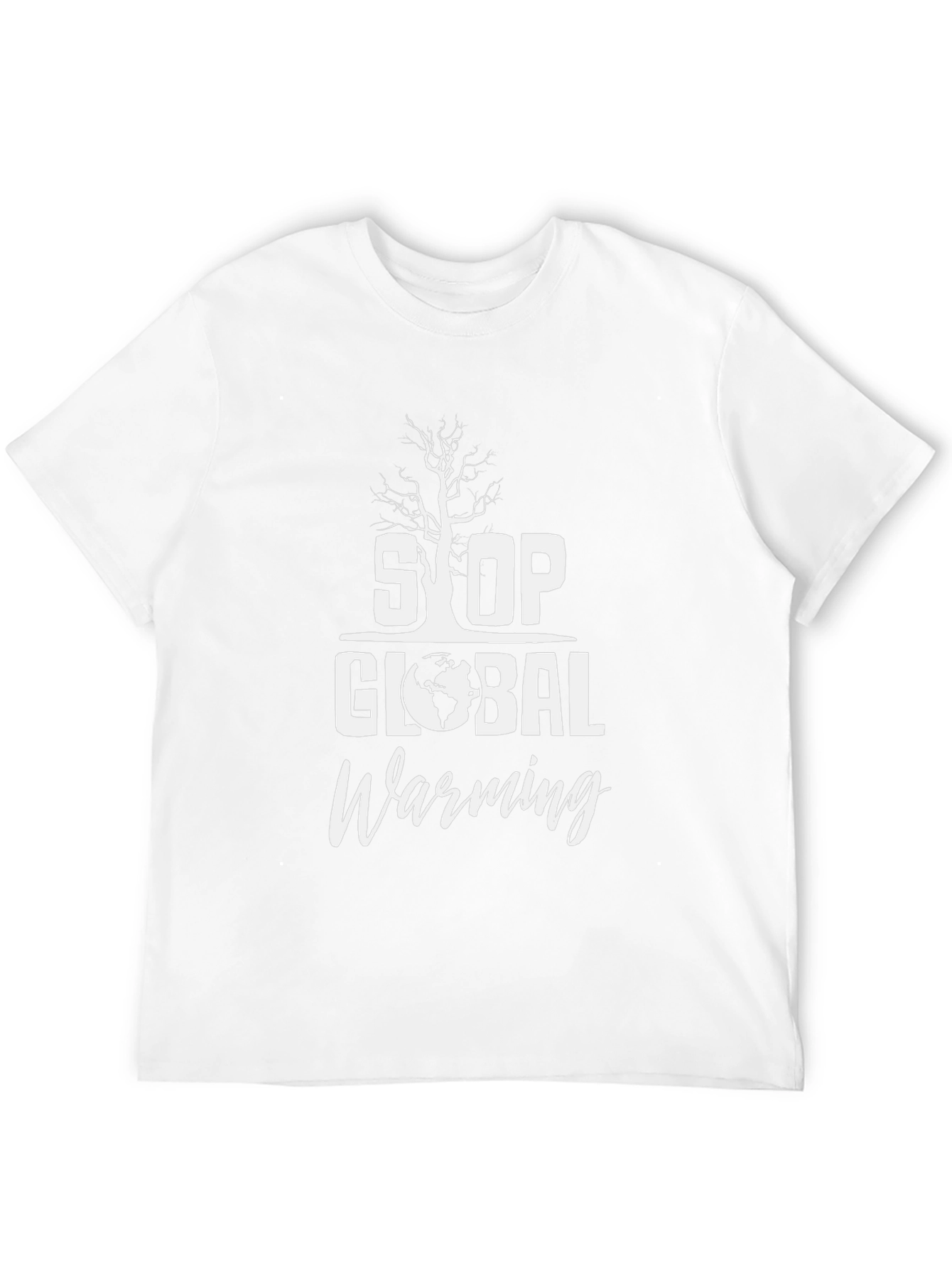Stop Global Warming Graphic Tee - Eco-Friendly Fashion