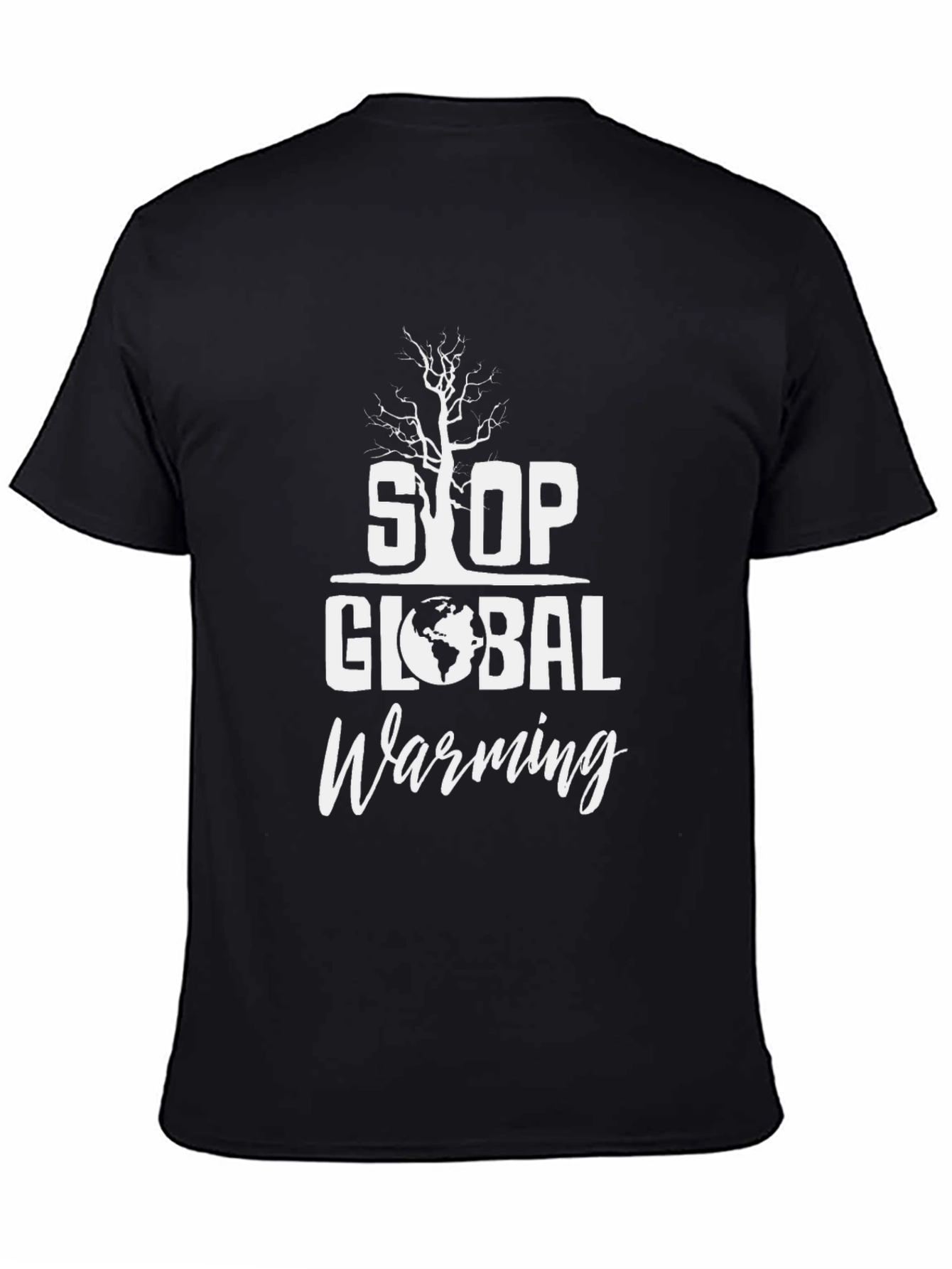 Stop Global Warming Graphic Tee - Eco-Friendly Fashion