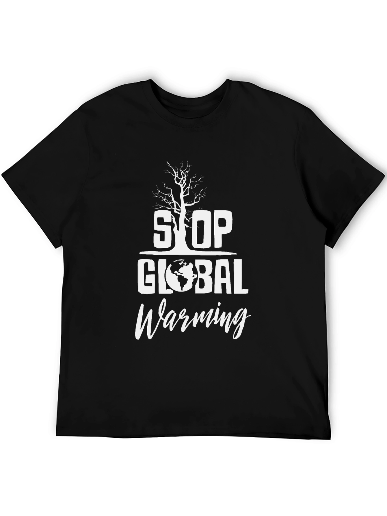 Stop Global Warming Graphic Tee - Eco-Friendly Fashion