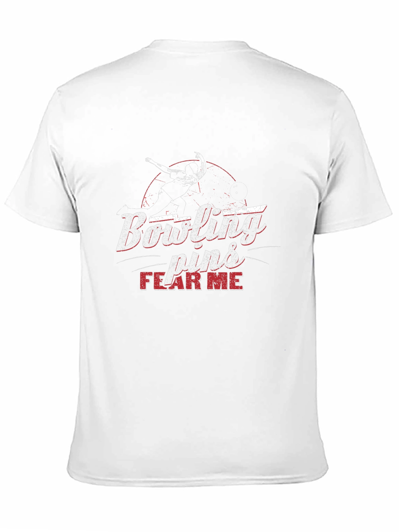 Bowling Pins Fear Me Graphic T-Shirt