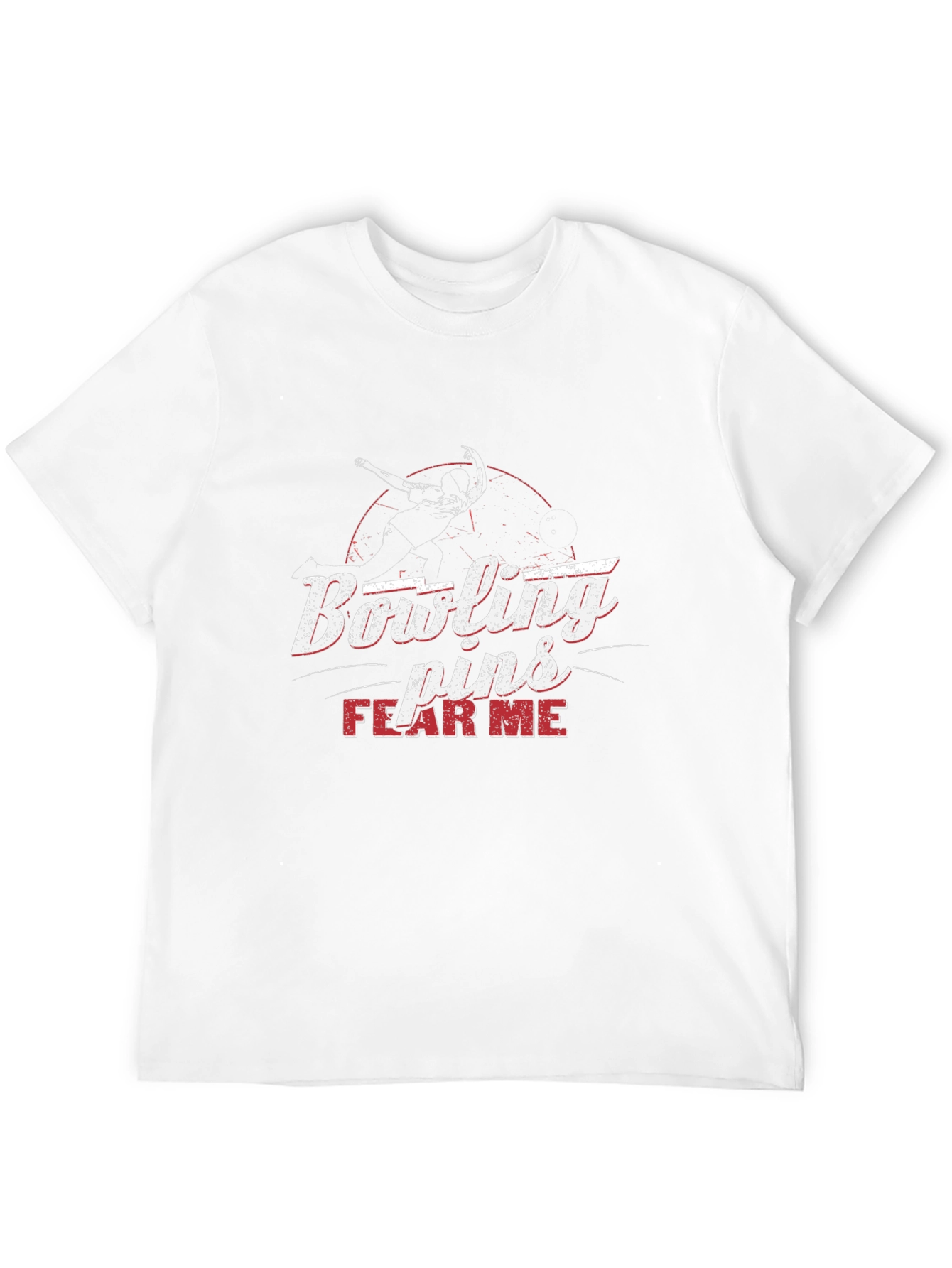 Bowling Pins Fear Me Graphic T-Shirt