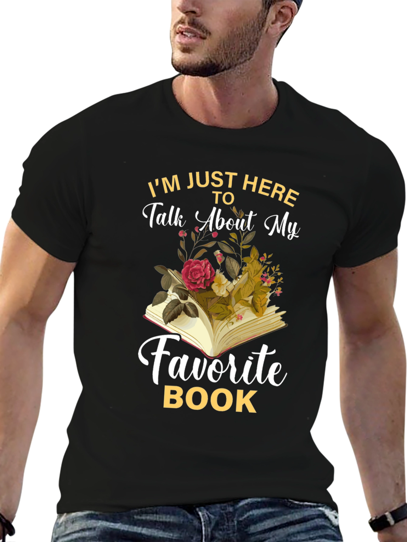 Book Lover T-Shirt - Favorite Book Design