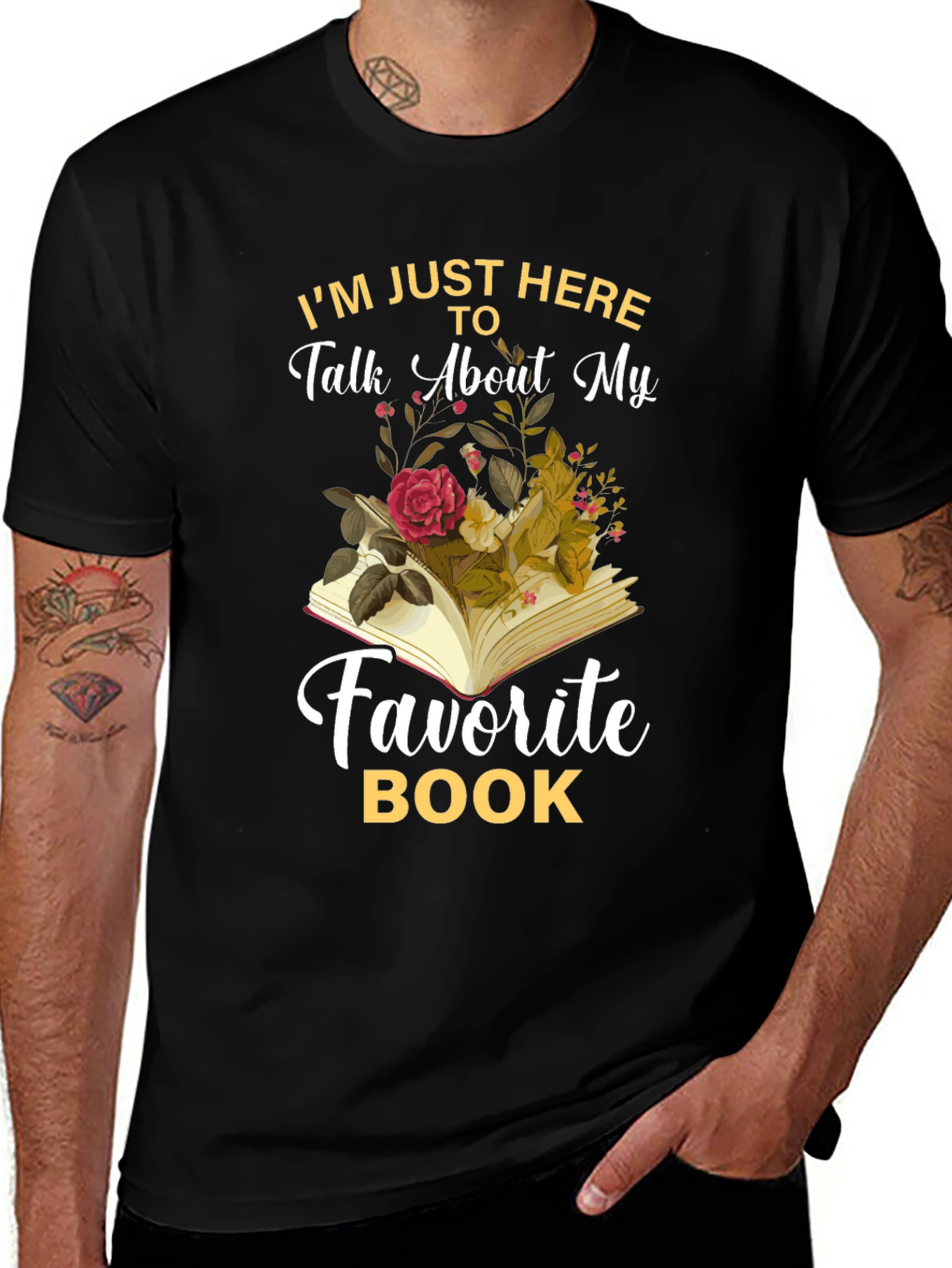 Book Lover T-Shirt - Favorite Book Design