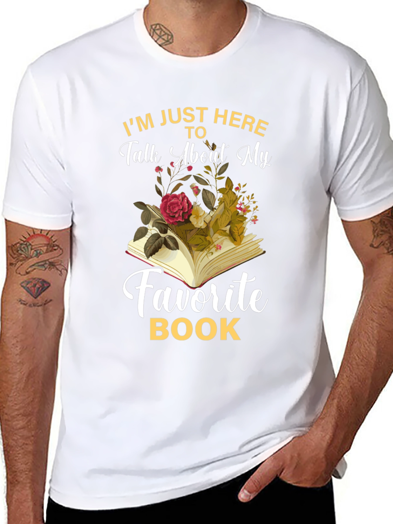 Book Lover T-Shirt - Favorite Book Design