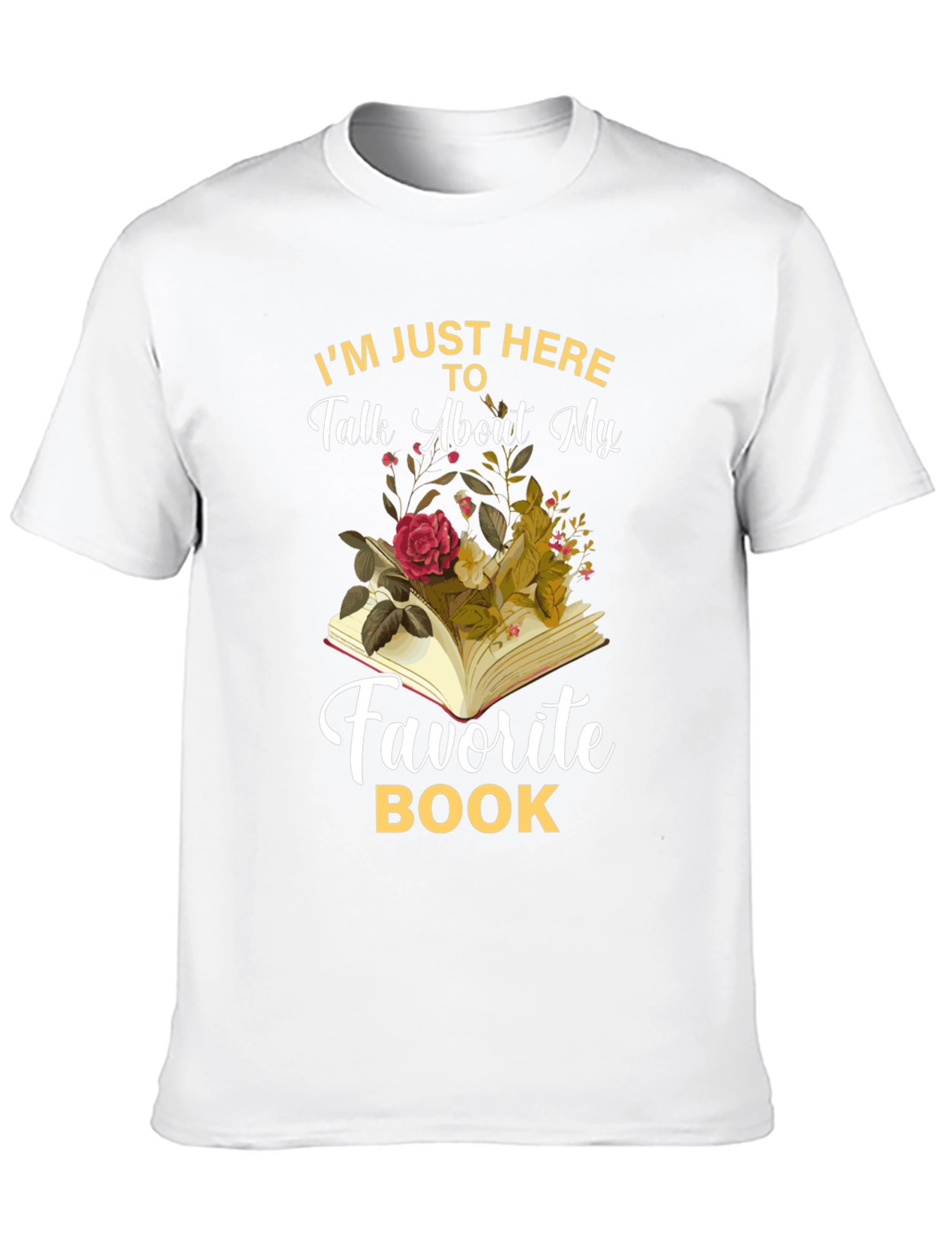Book Lover T-Shirt - Favorite Book Design