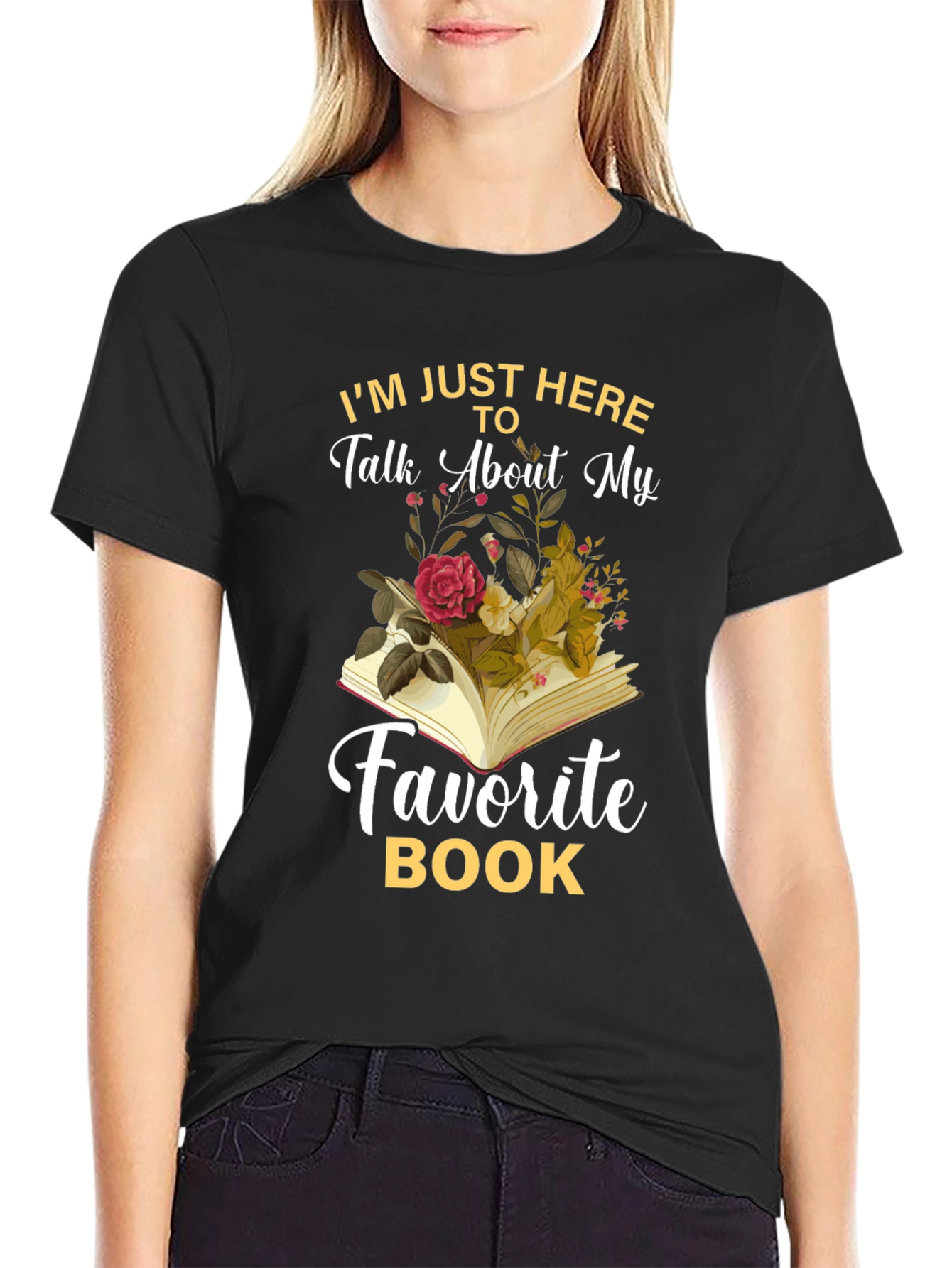 Book Lover T-Shirt - Favorite Book Design