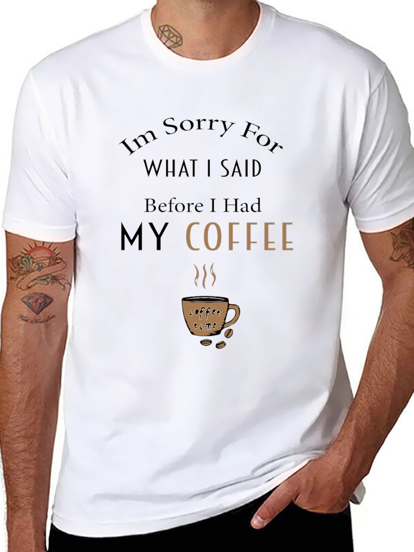 Coffee Lover T-Shirt - Funny Slogan Tee