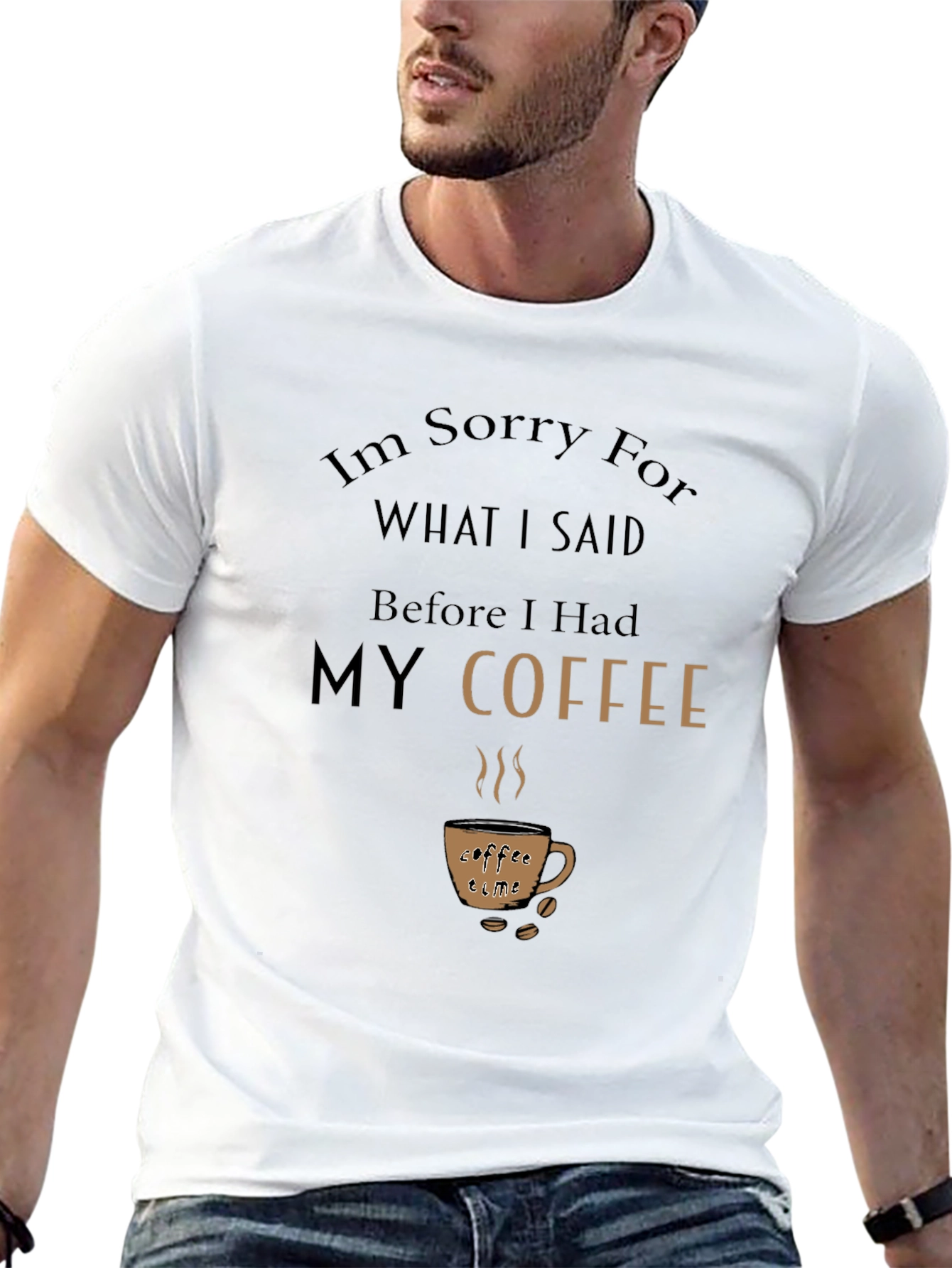 Coffee Lover T-Shirt - Funny Slogan Tee