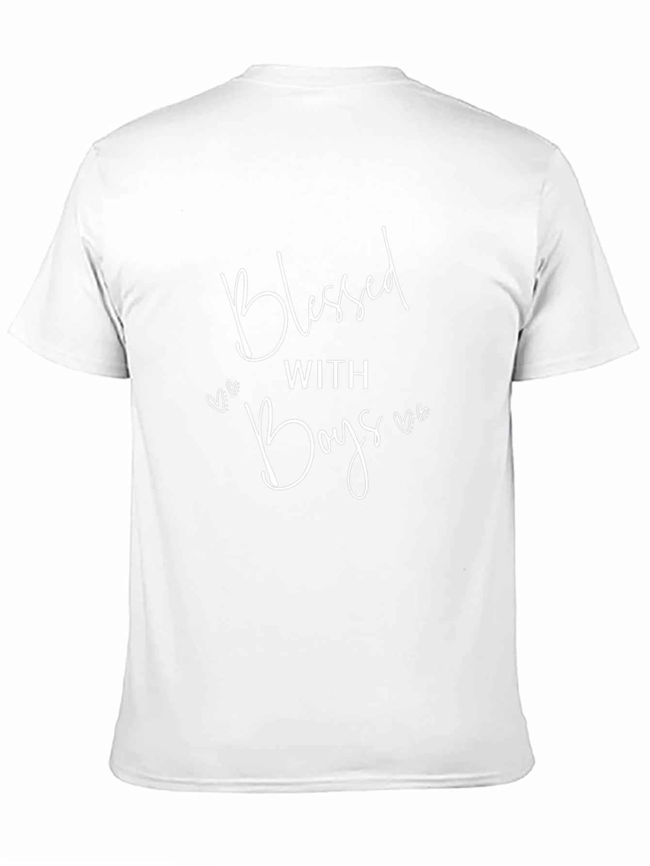 Blessed With Boys Graphic Tee - Soft Cotton