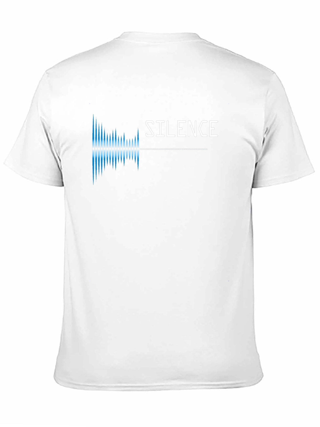 Silence Soundwave Graphic Tee - Modern Black T-Shirt