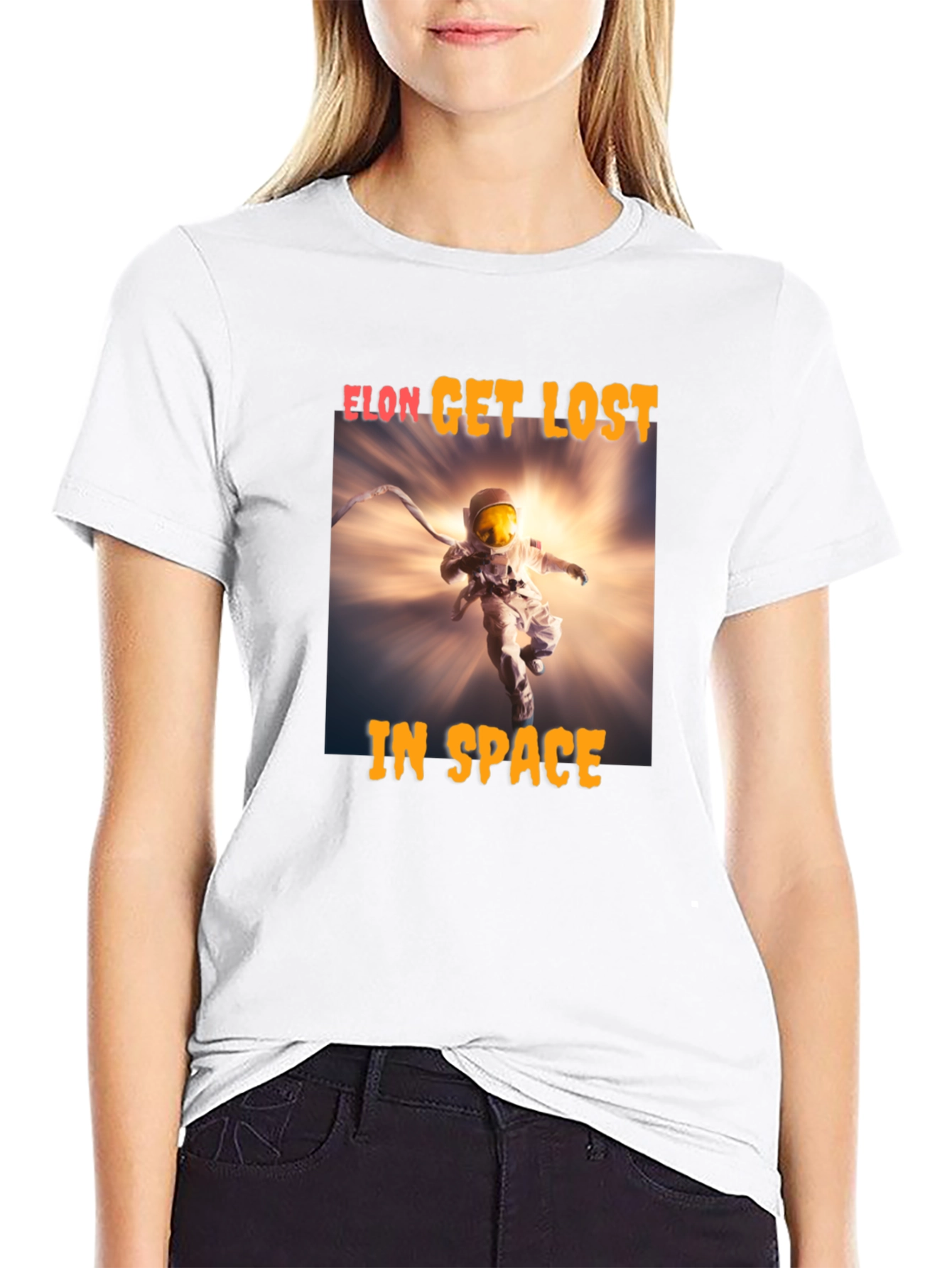 Elon Get Lost in Space Graphic T-Shirt