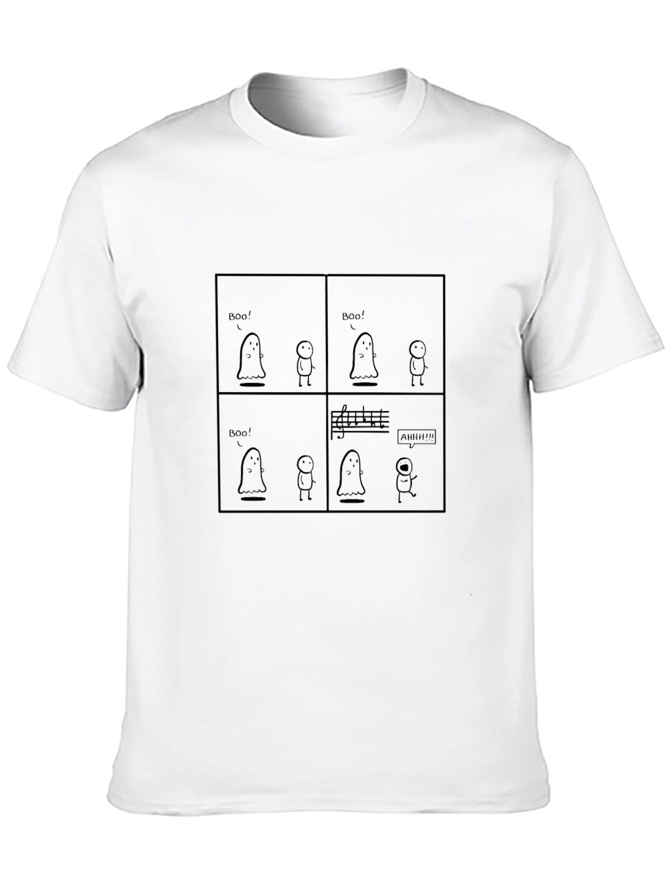 Boo Sheet Music Humor Graphic Tee