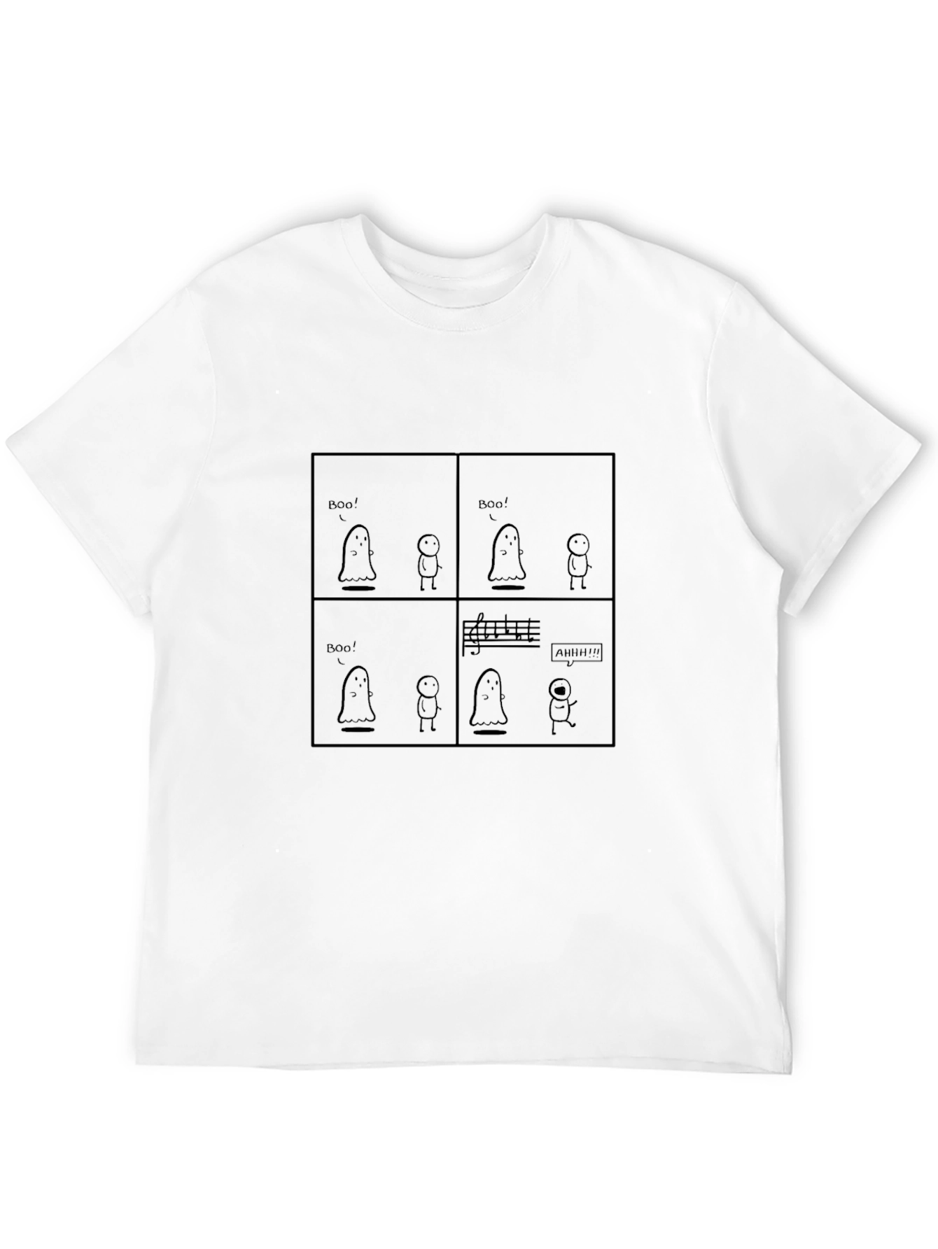 Boo Sheet Music Humor Graphic Tee