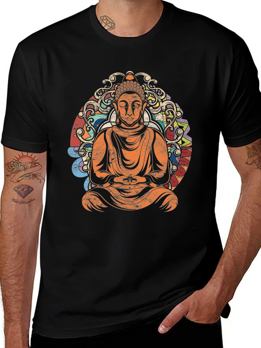 Buddha Graphic T-Shirt - Relaxed Fit