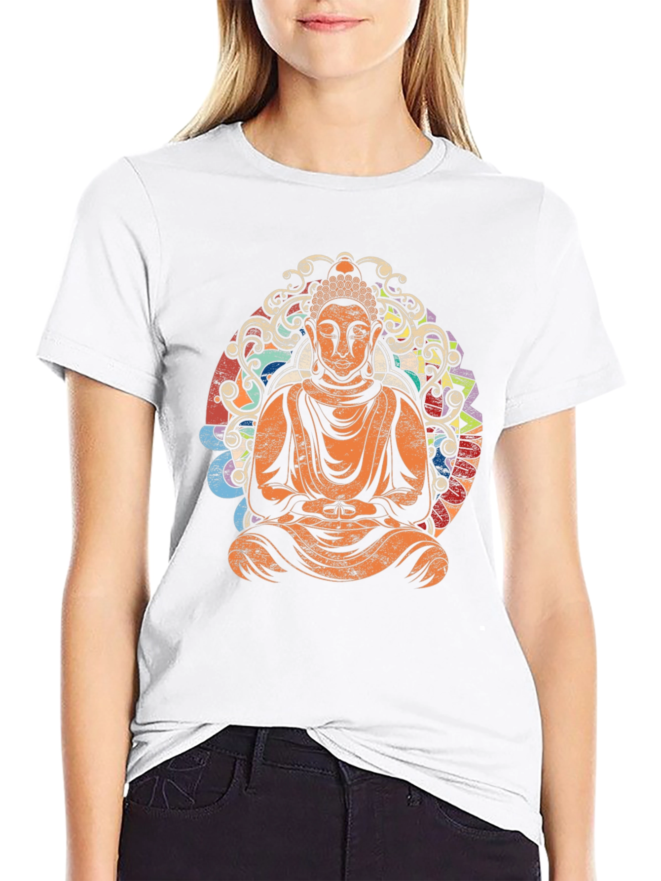 Buddha Graphic T-Shirt - Relaxed Fit