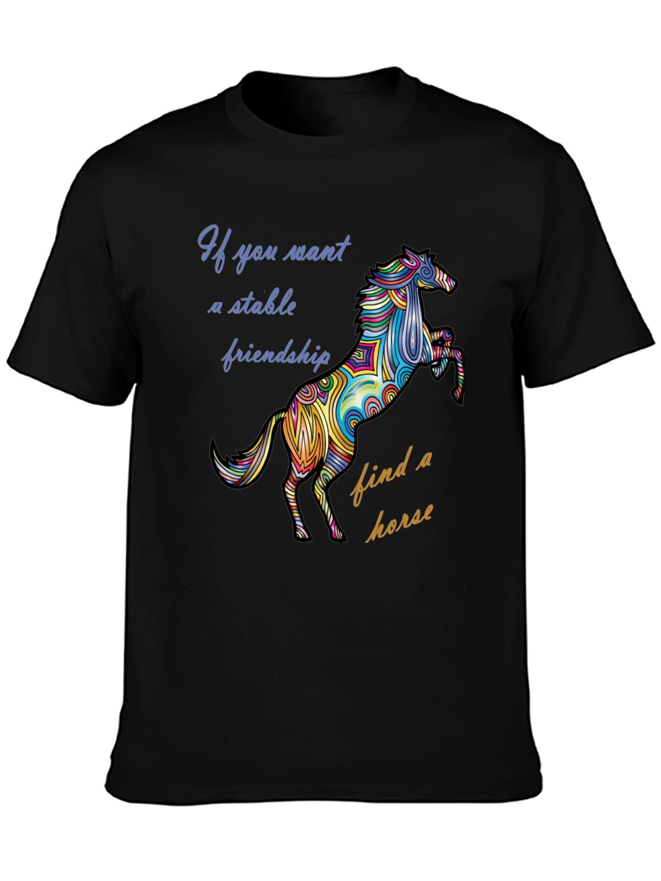 Stable Friendship Horse Graphic Tee