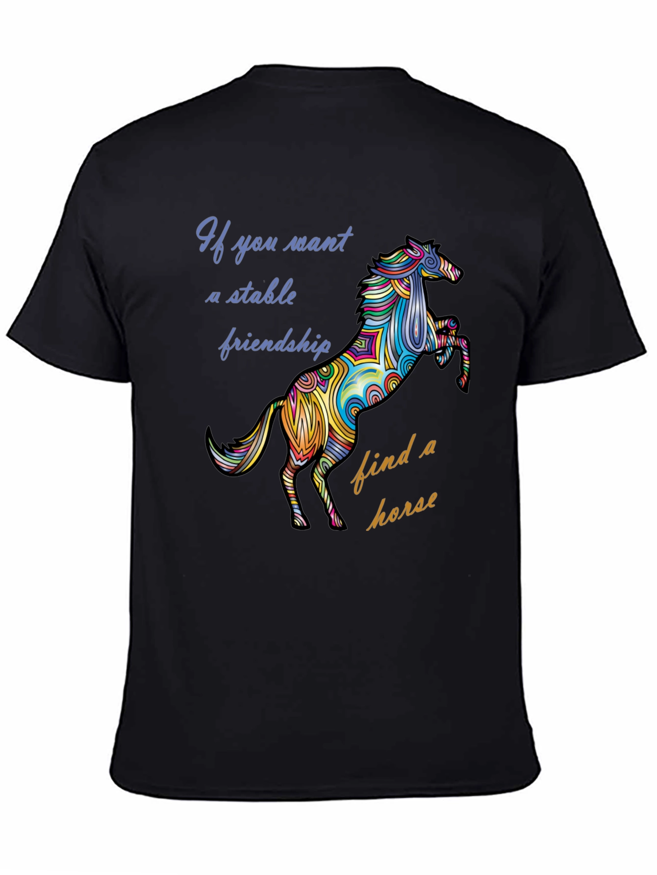 Stable Friendship Horse Graphic Tee