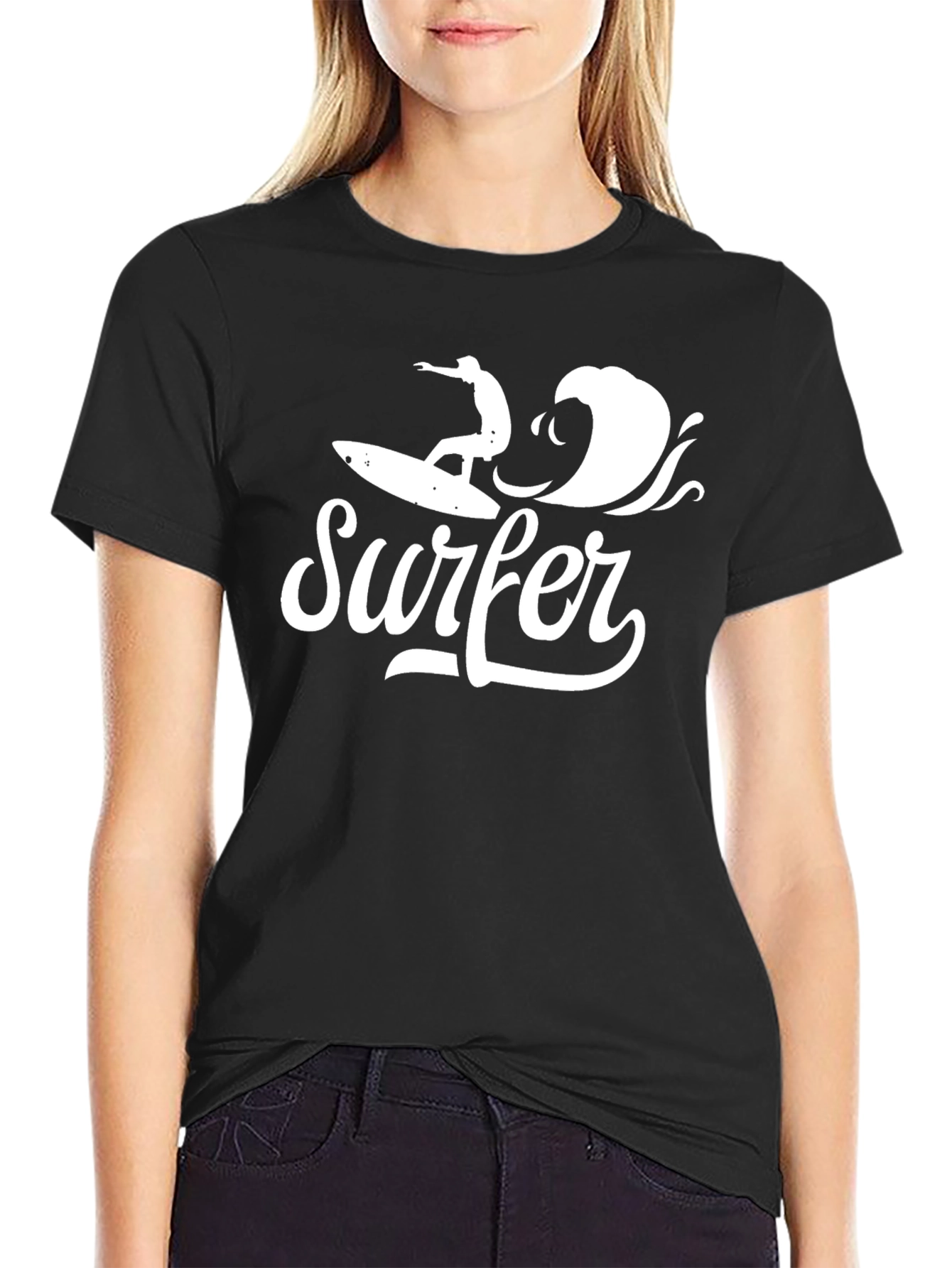 Surfer Graphic Tee - Ride the Wave in Style!