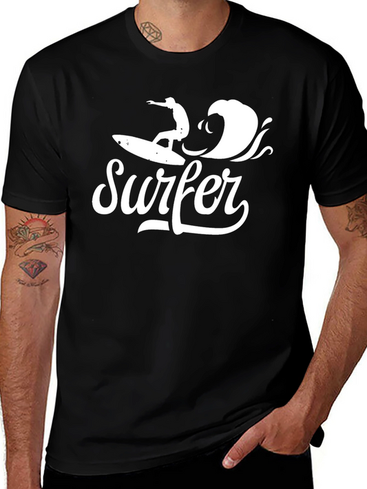 Surfer Graphic Tee - Ride the Wave in Style!