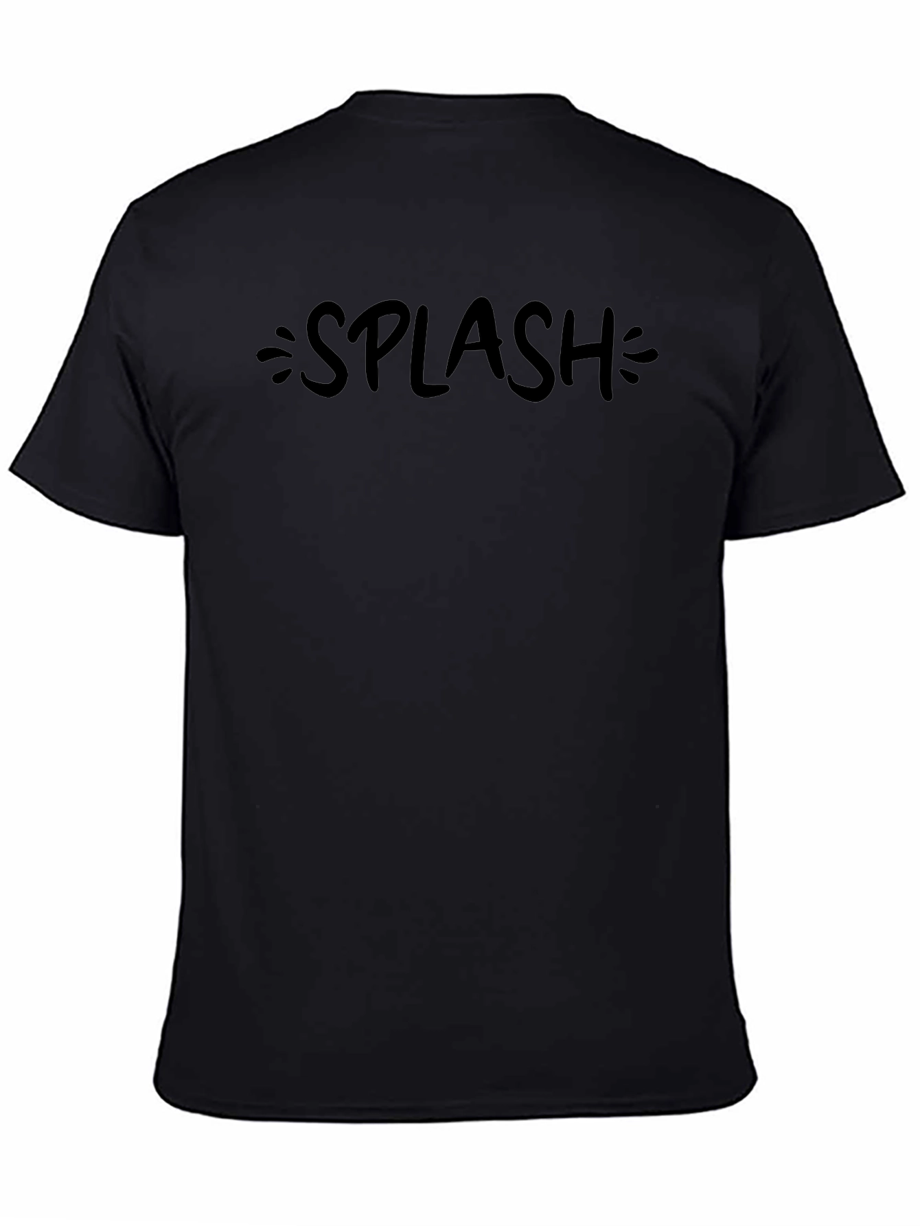 Splash Graphic Tee - Casual Style Soft Cotton Blend
