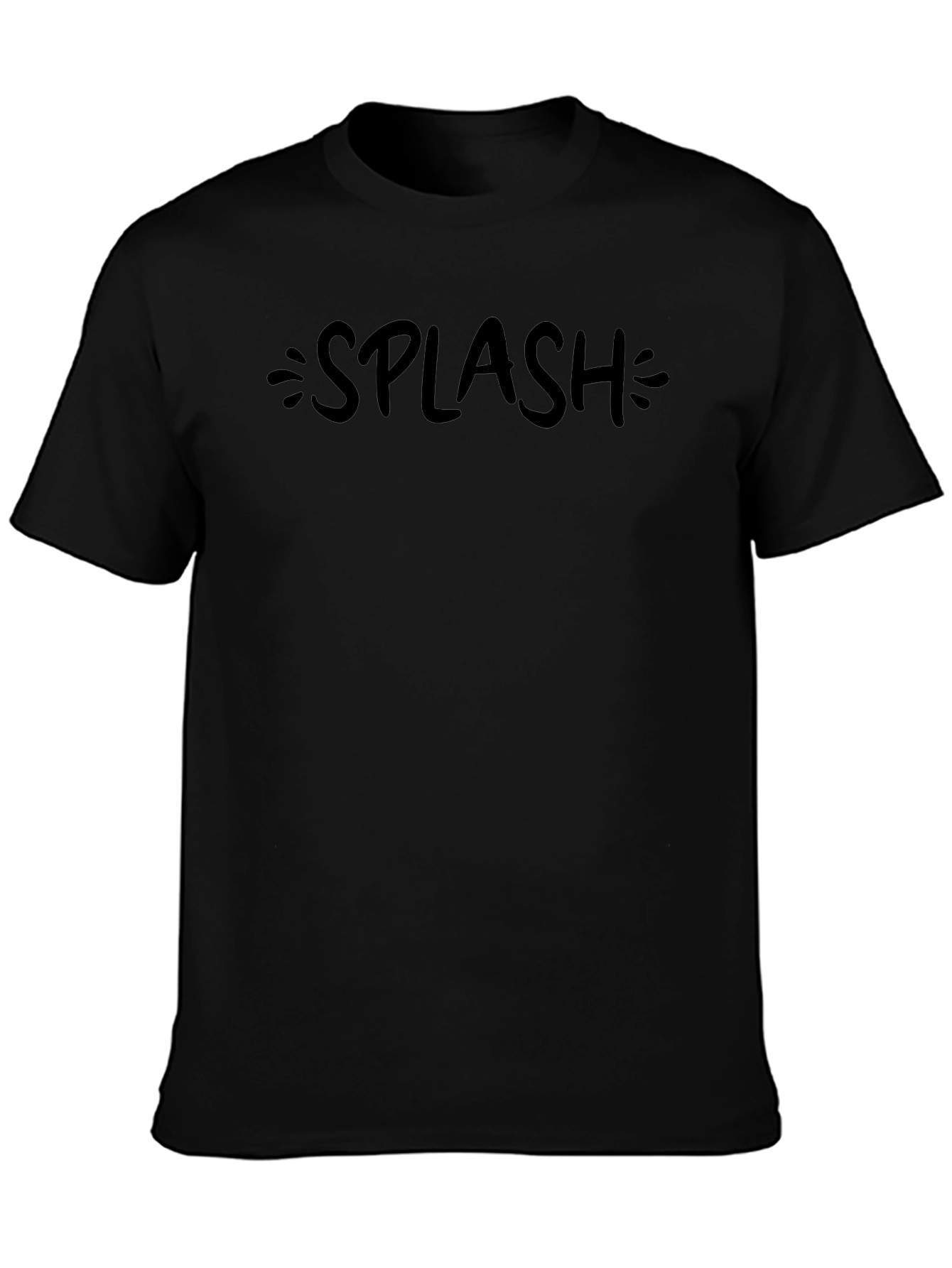 Splash Graphic Tee - Casual Style Soft Cotton Blend