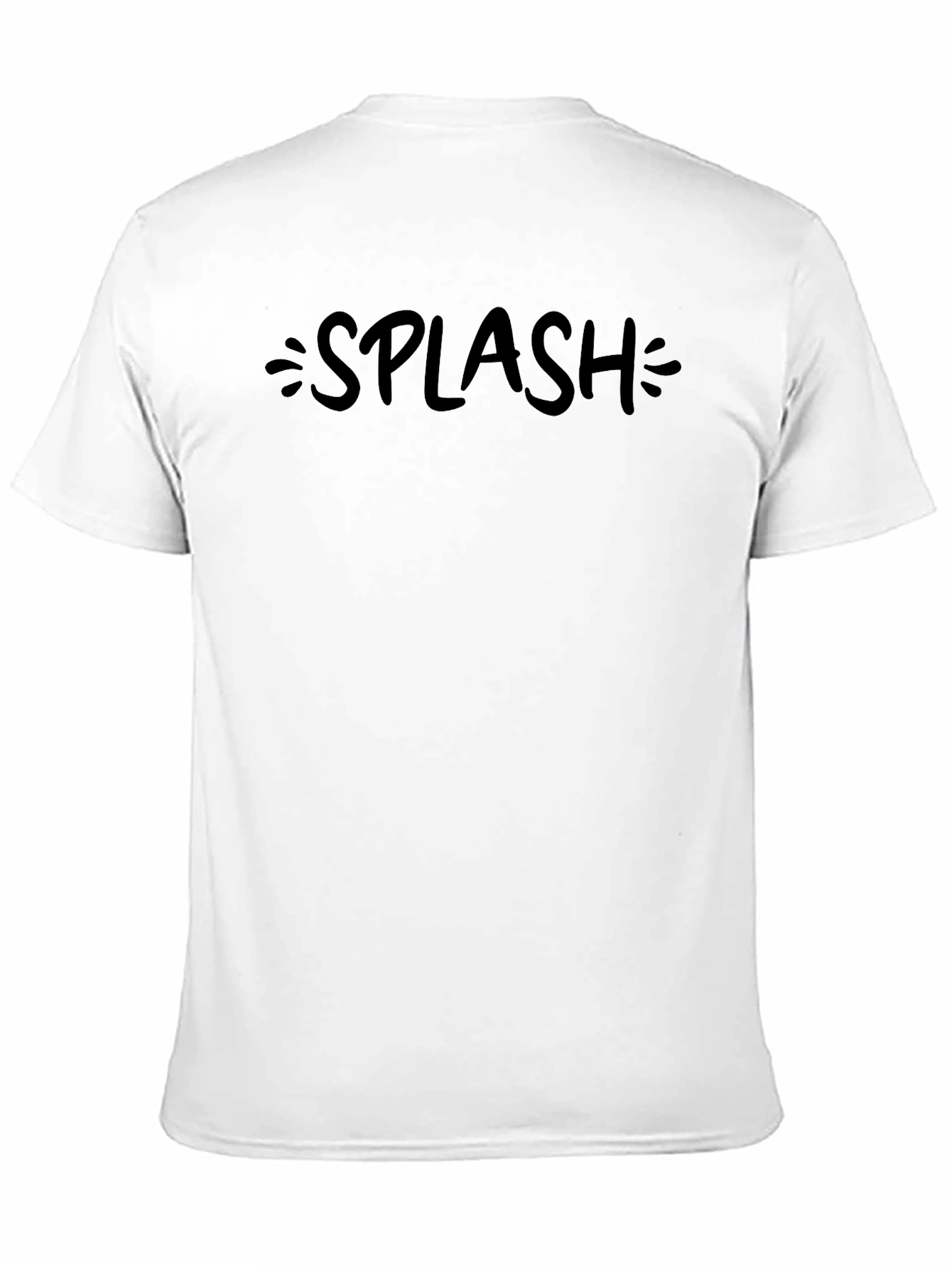 Splash Graphic Tee - Casual Style Soft Cotton Blend