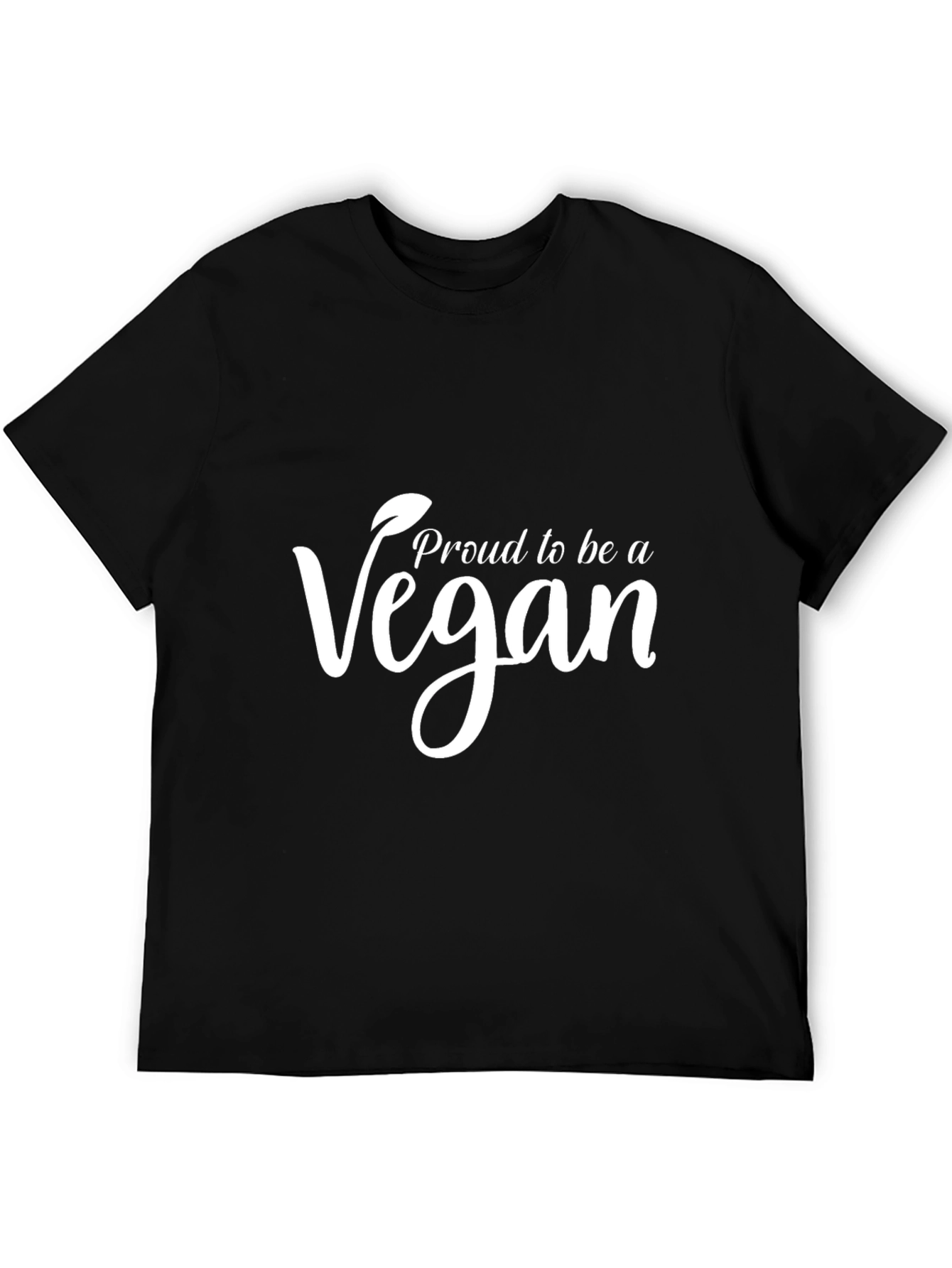 Proud Vegan Black T-Shirt