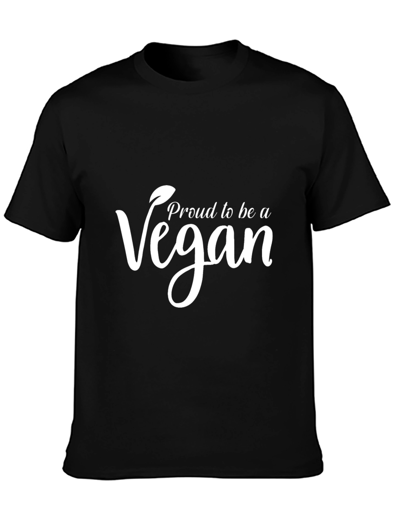 Proud Vegan Black T-Shirt