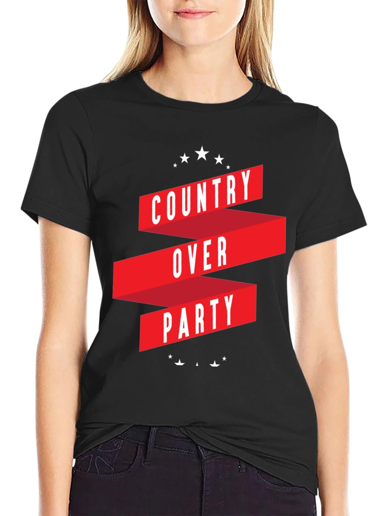 Country Over Party Graphic T-Shirt