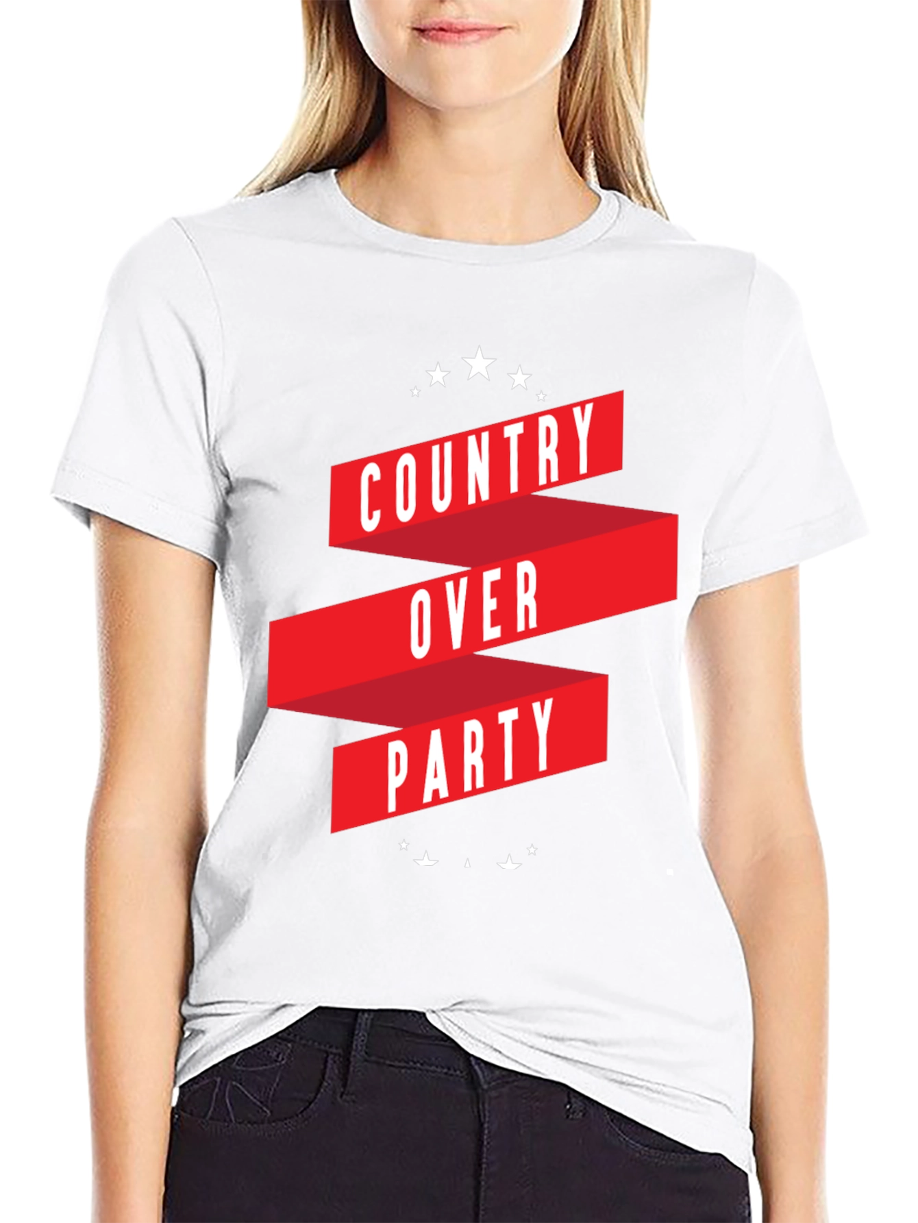 Country Over Party Graphic T-Shirt