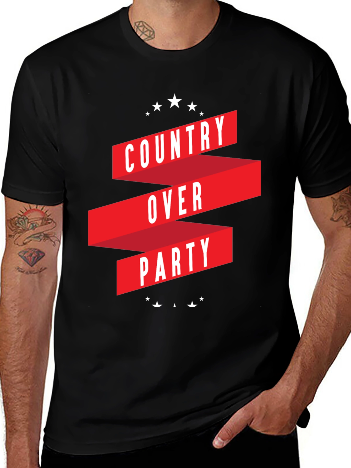 Country Over Party Graphic T-Shirt