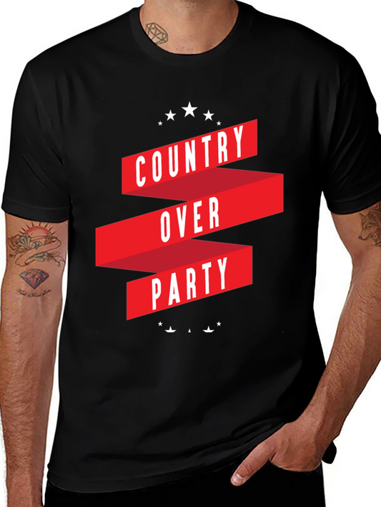 Country Over Party Graphic T-Shirt