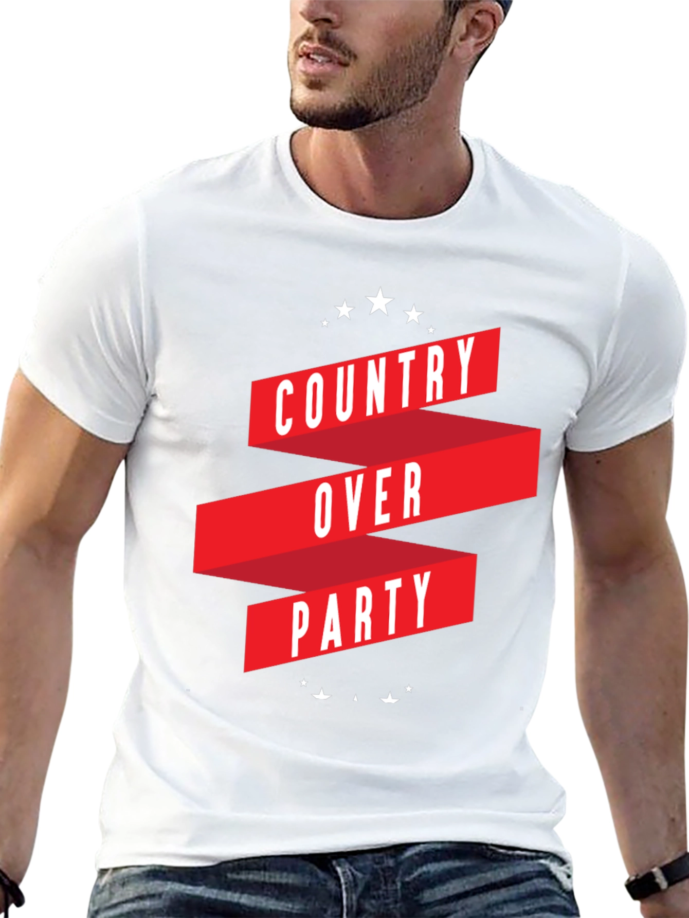 Country Over Party Graphic T-Shirt