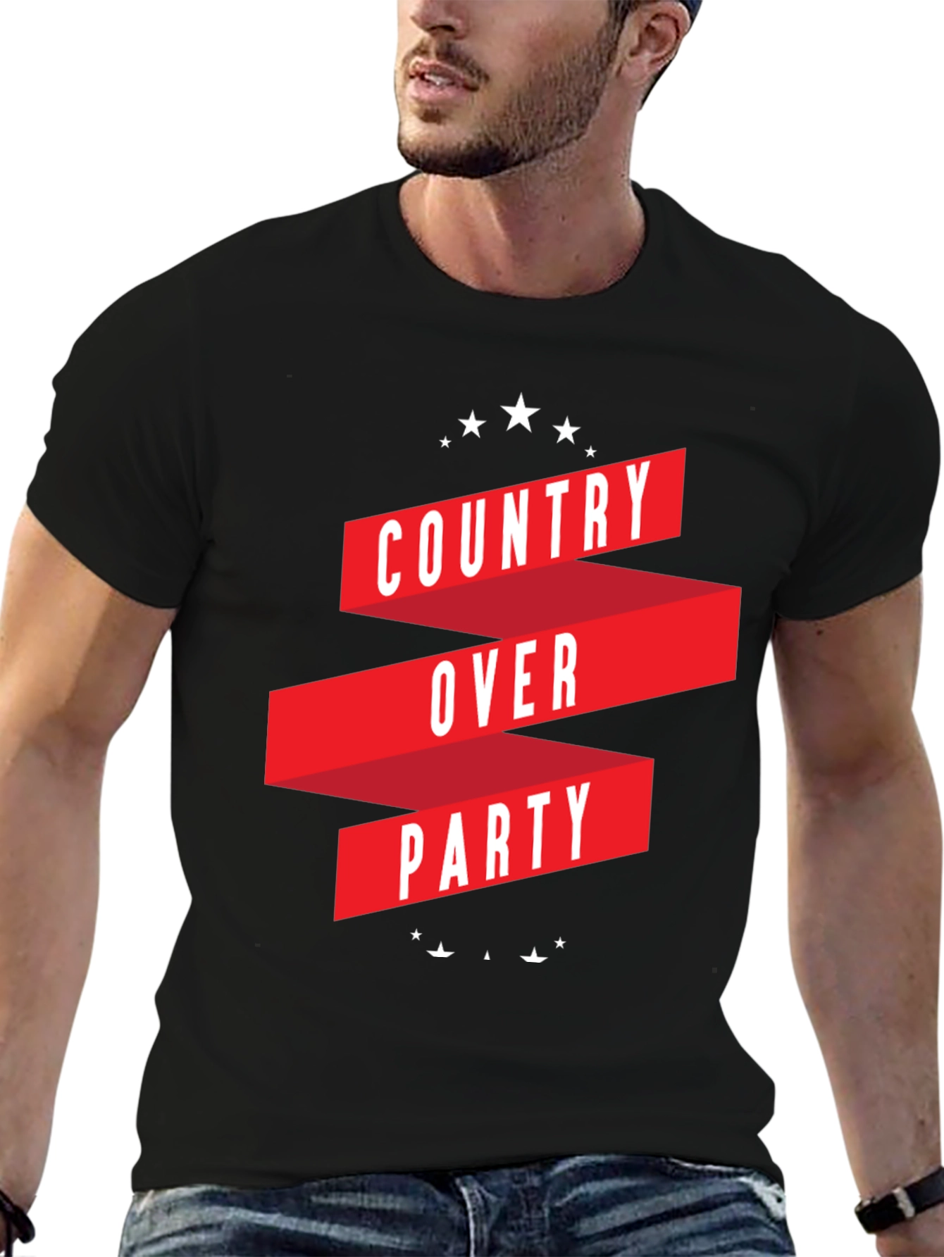 Country Over Party Graphic T-Shirt