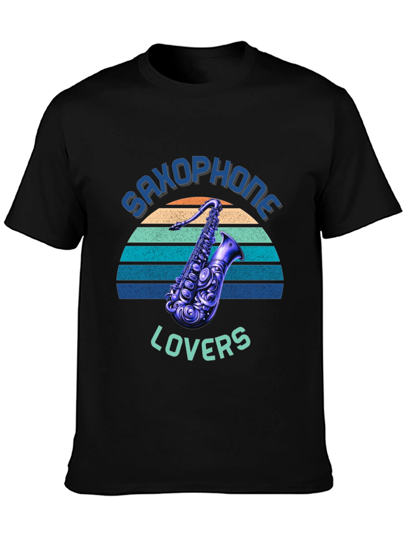 Saxophone Lovers Graphic T-Shirt