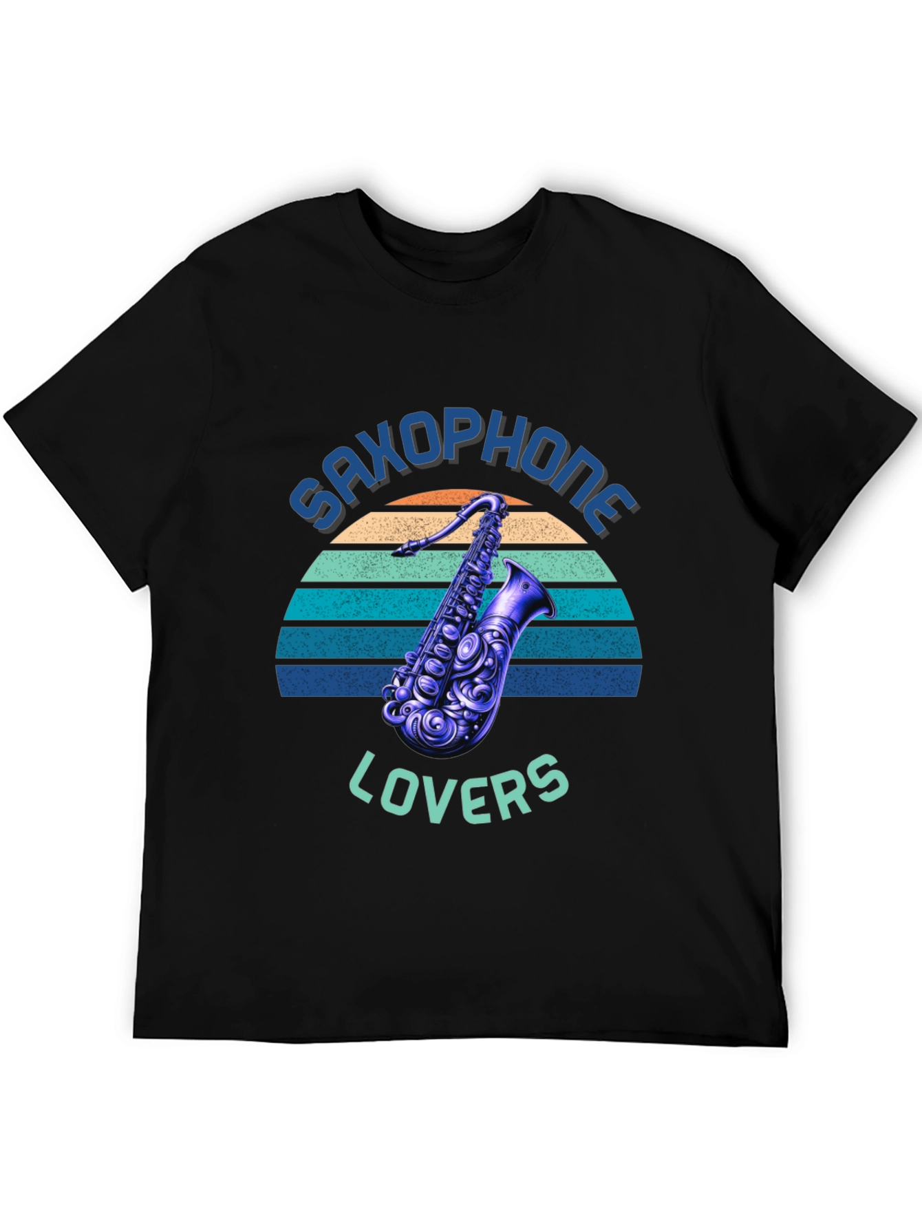 Saxophone Lovers Graphic T-Shirt