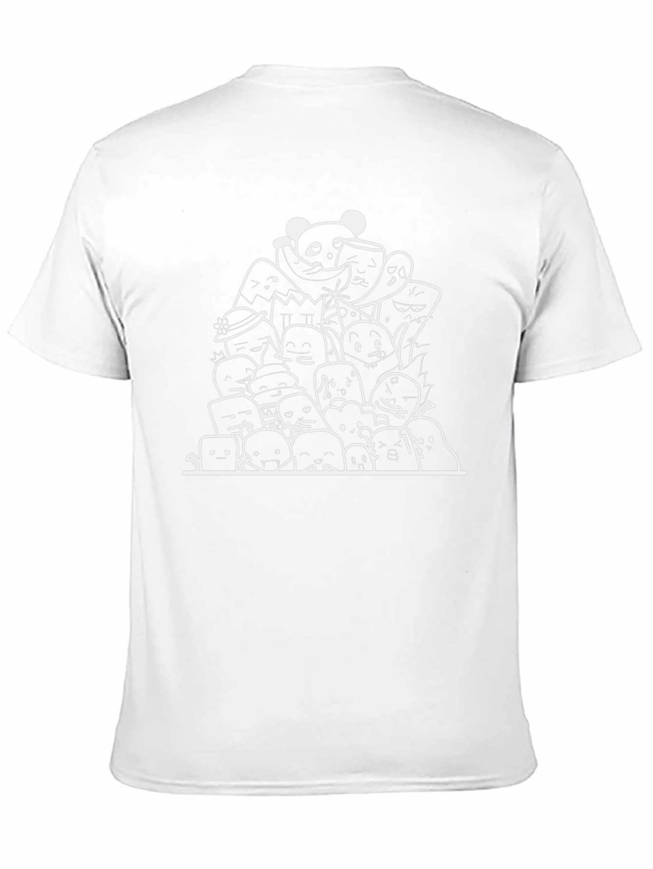 Doodle Art Graphic Black T-Shirt