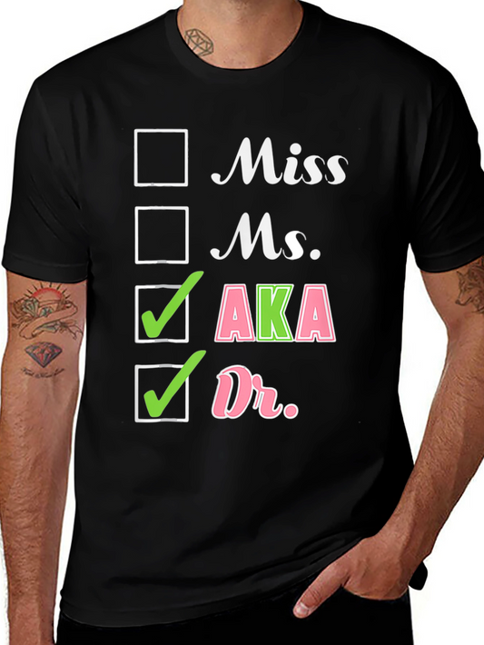 AKA Dr. Checkbox T-Shirt