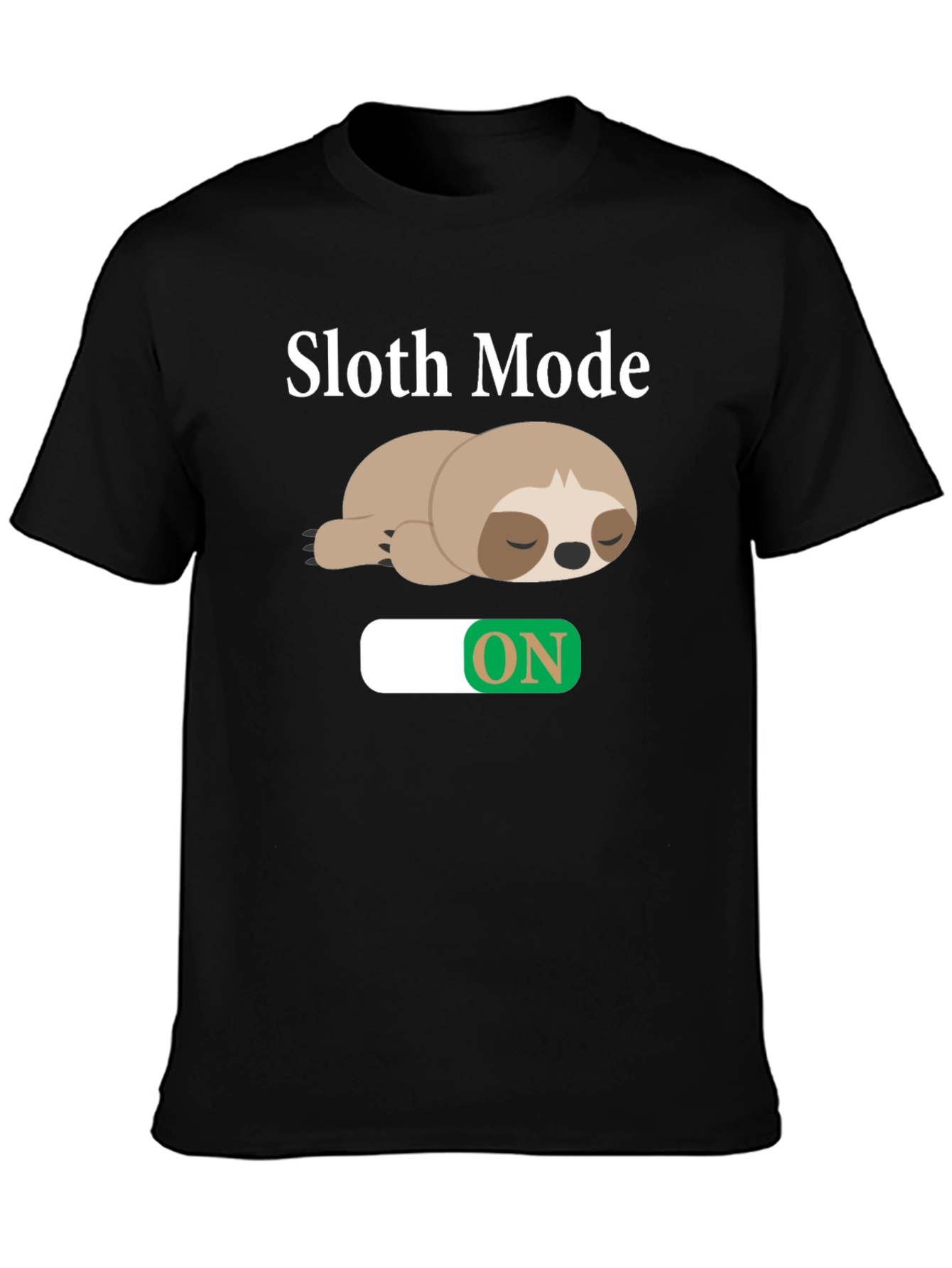 Sloth Mode On T-Shirt - Relaxed Style