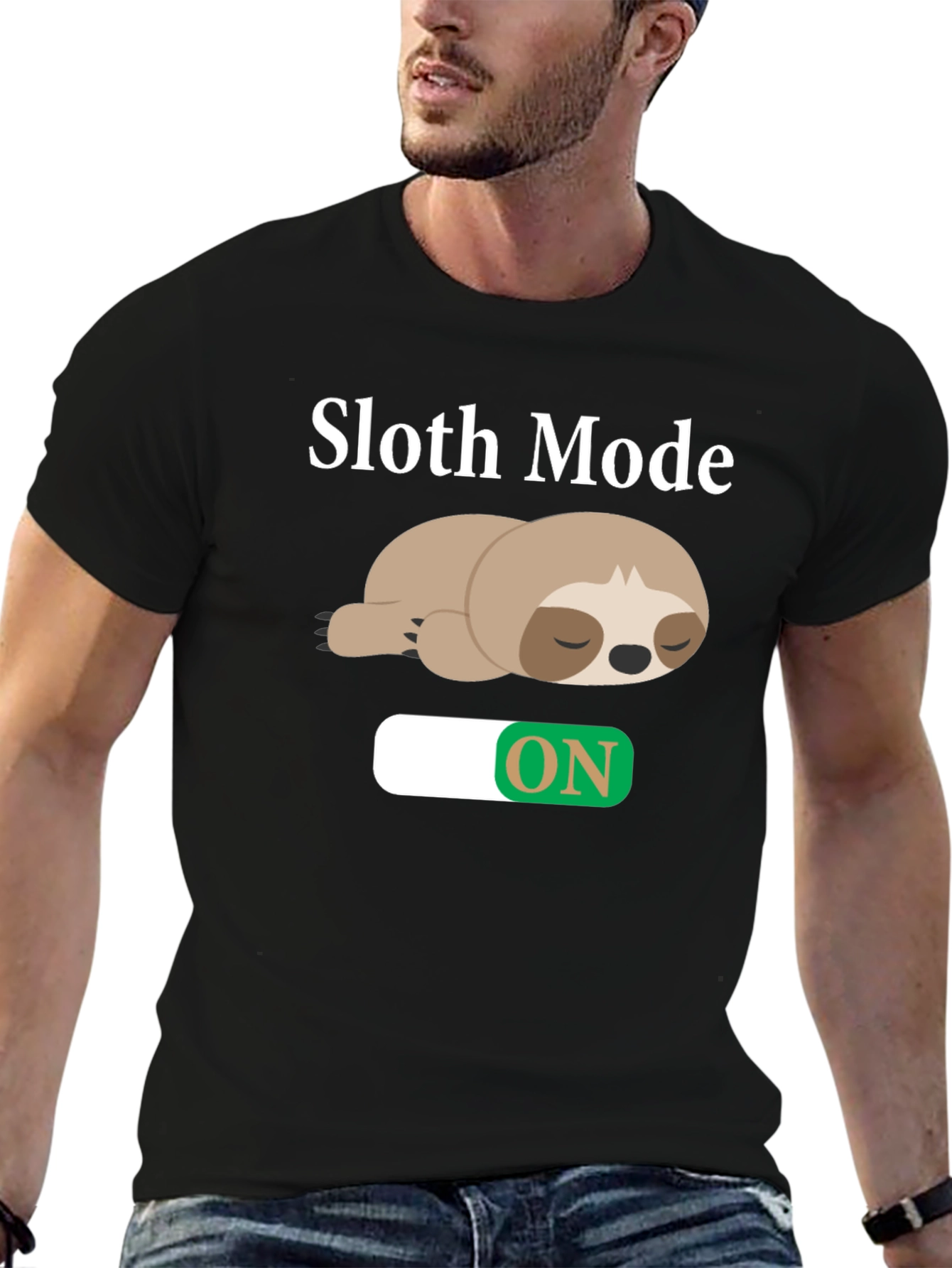 Sloth Mode On T-Shirt - Relaxed Style