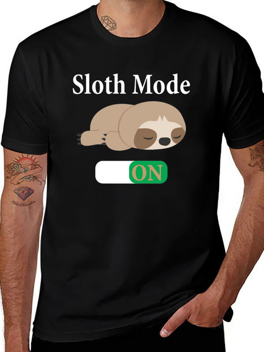 Sloth Mode On T-Shirt - Relaxed Style