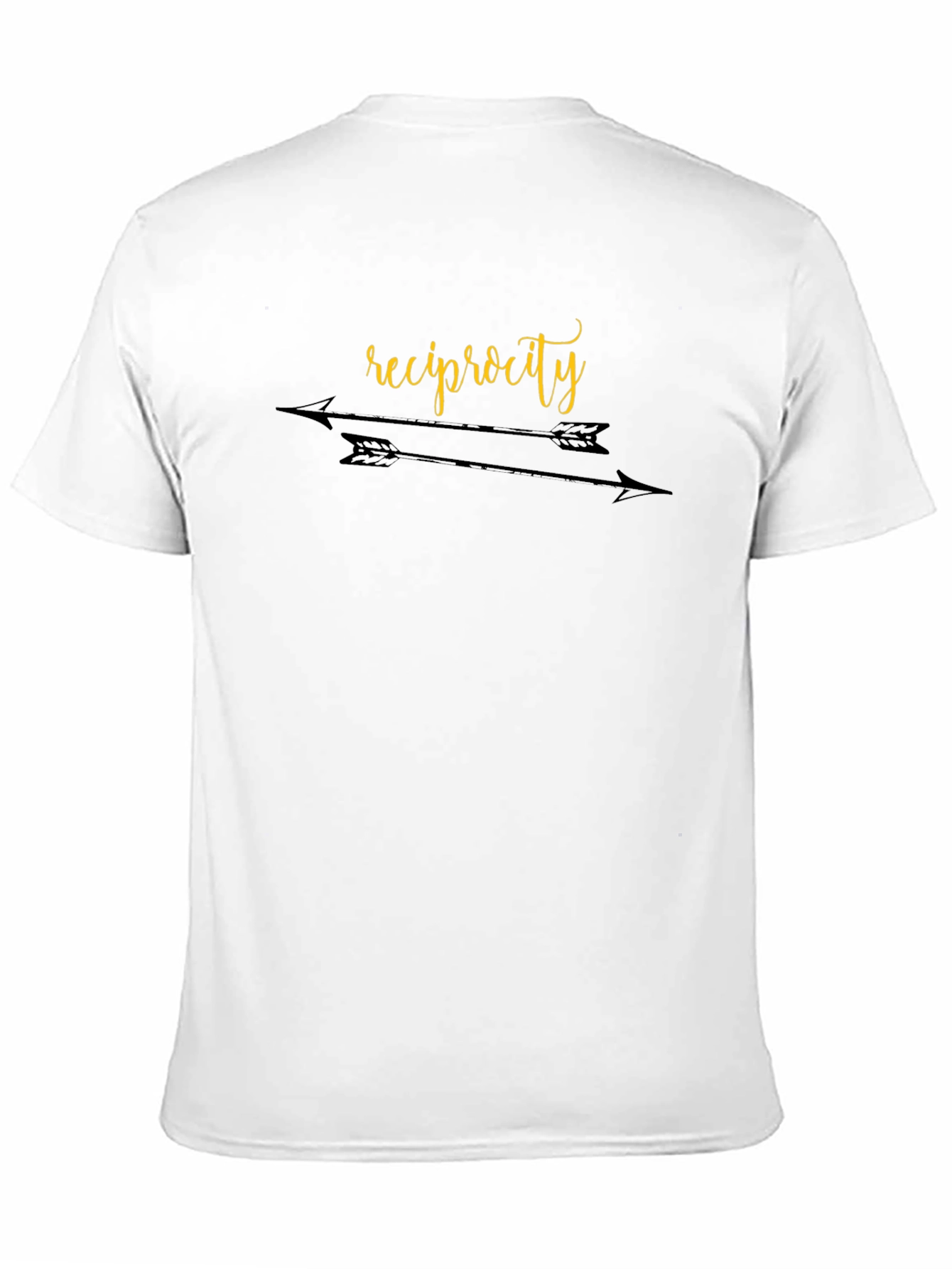 Reciprocity Graphic Print Black T-Shirt
