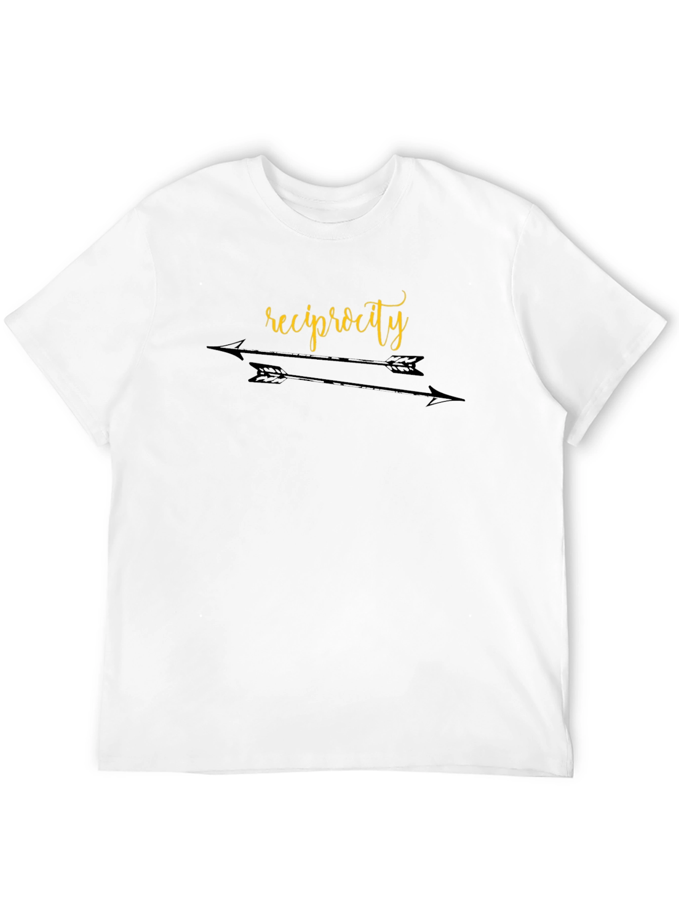 Reciprocity Graphic Print Black T-Shirt