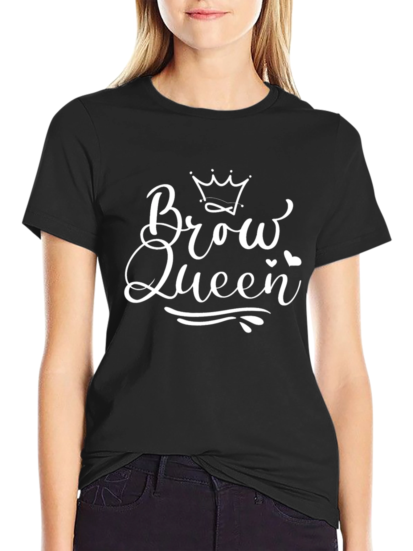 Brow Queen Graphic Tee - Stylish & Comfortable