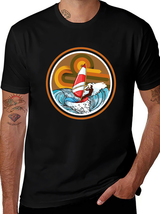 Retro Windsurfing T-Shirt